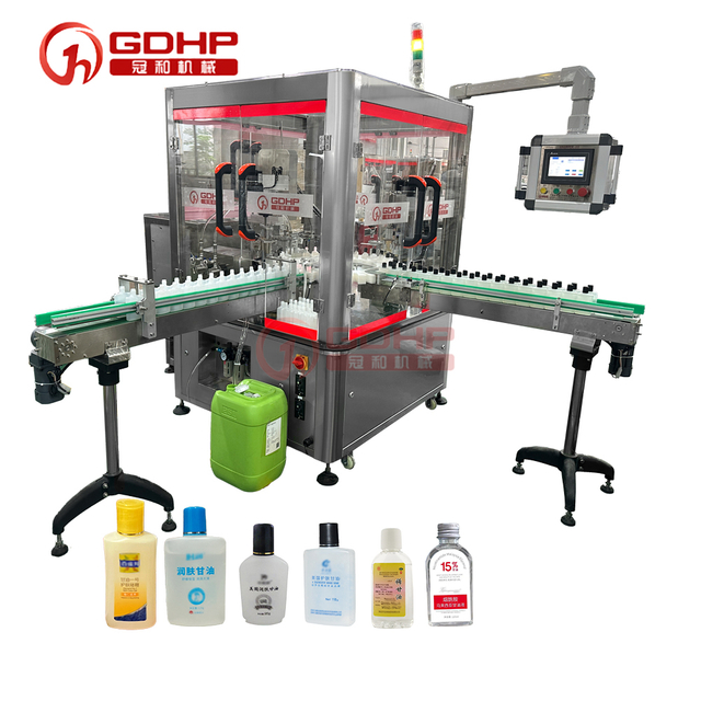 Customized Electric Rotary Automatic Body Lotion Filling Capping Machine Pneumatic All-in-One Solution for Glycerin Water