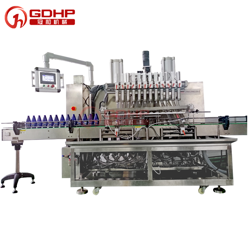 12 high speed automatic filling machine for liquid pet bottle filling equipment