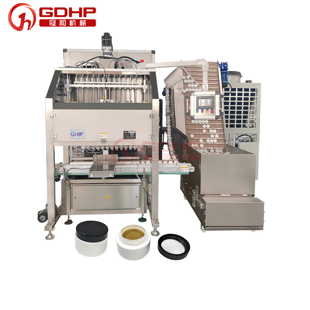 Ointment hot liquid filling cooling machine ointment with servo motor control