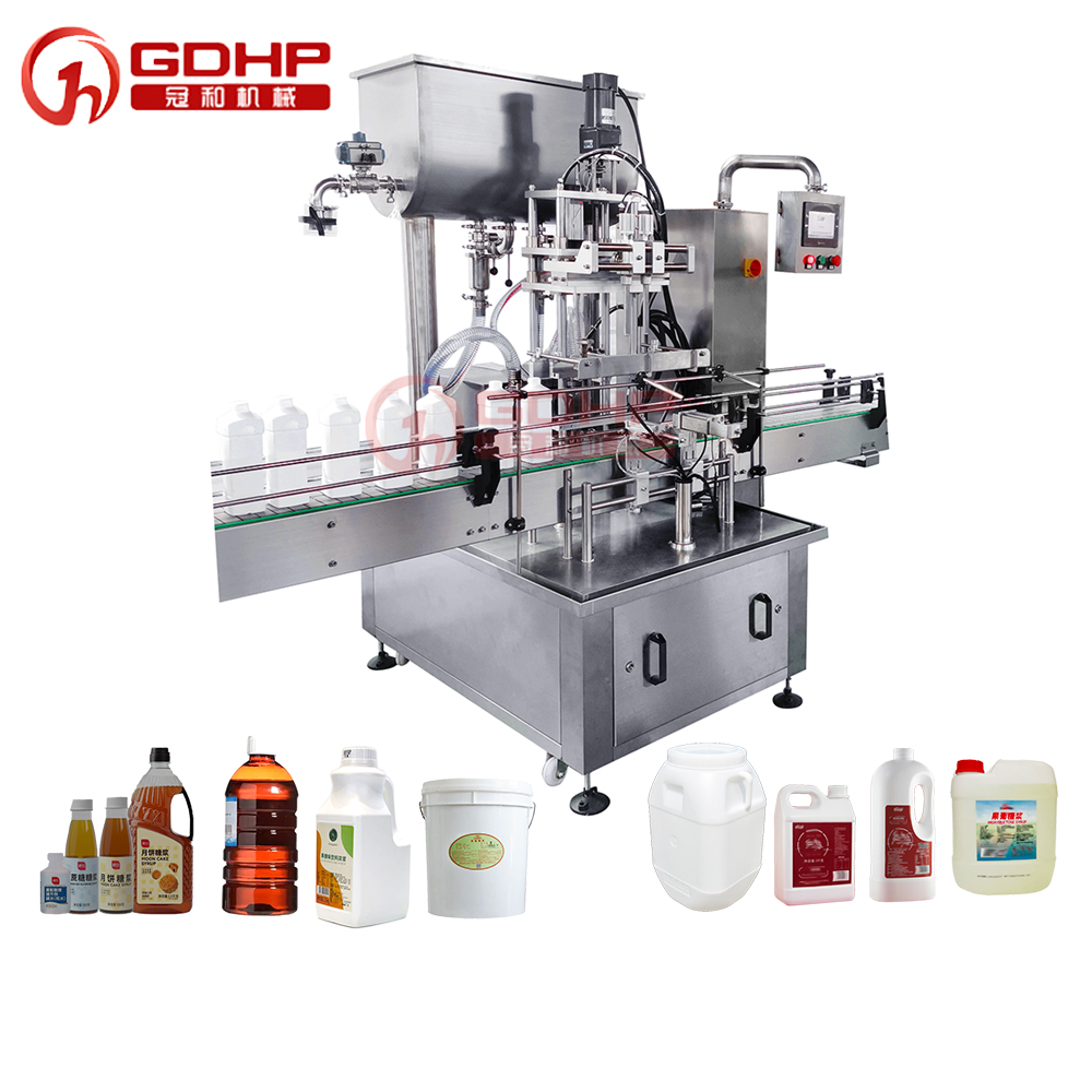 Syrup juice paste liquid rotary pump viscous liquid filling machine