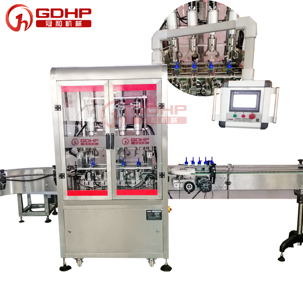 Auto wet bottle washing filling and capping machine production line