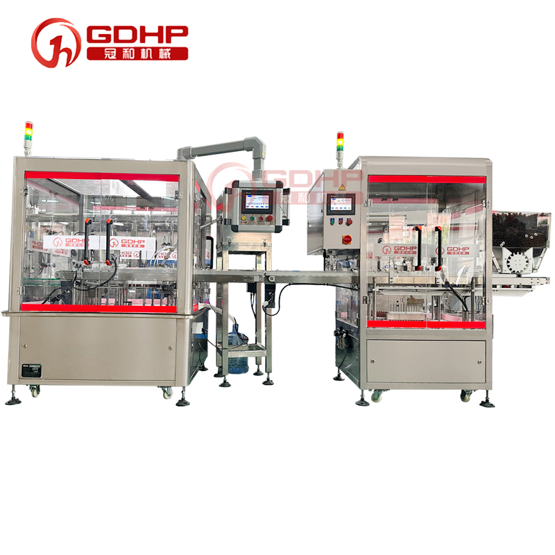 Syrup Oral Liquid Filling Machine Production Line for Food Medical Cosmetic Beverages Factory Customization