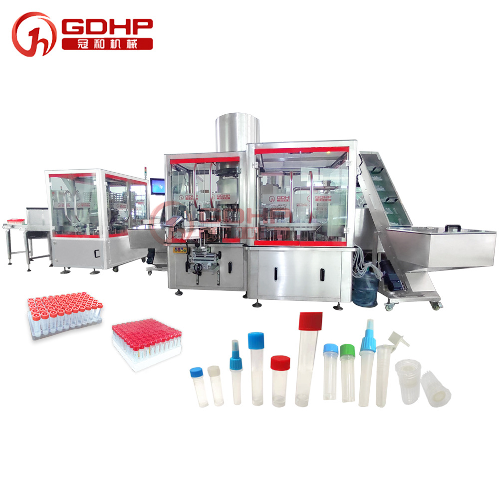 Sampling tube peristaltic filling machine sealing machine sleeve screw cap labeling and assembly equipment packing machine