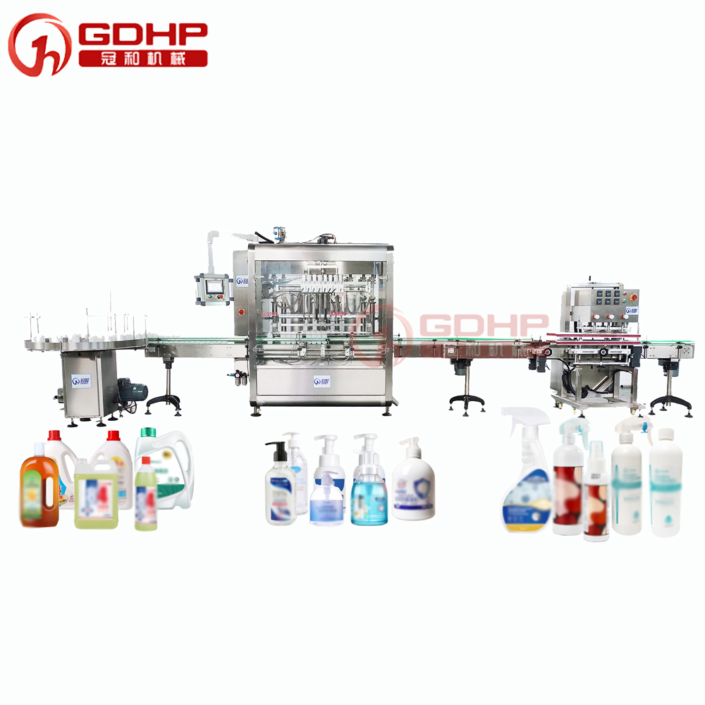 Hands-free hand sanitizer automatic filling sealing machine filling equipment