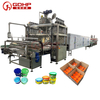 Dishwashing paste hot filling and cold pressing capping production line