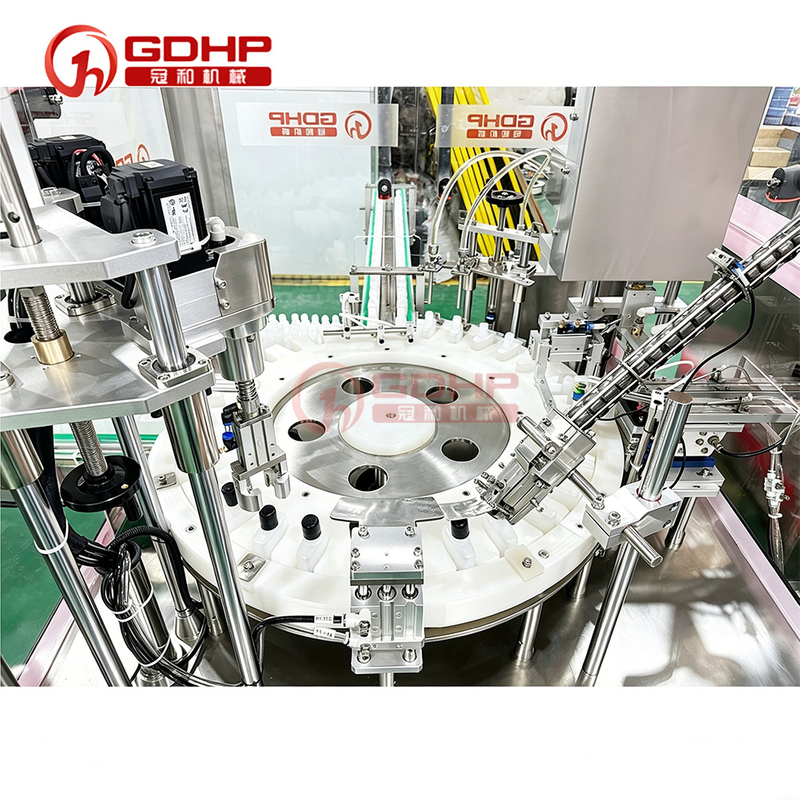 Customized Electric Rotary Automatic Body Lotion Filling Capping Machine Pneumatic All-in-One Solution for Glycerin Water
