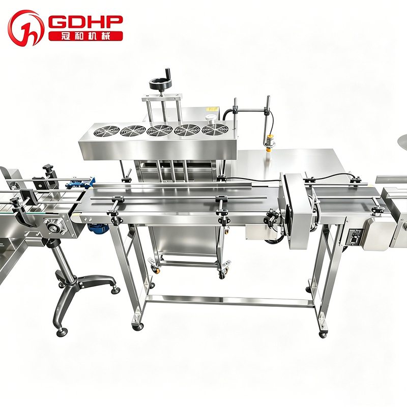 automatic 16 head ink filling cap screwing aluminum foil sealer ink filling machine