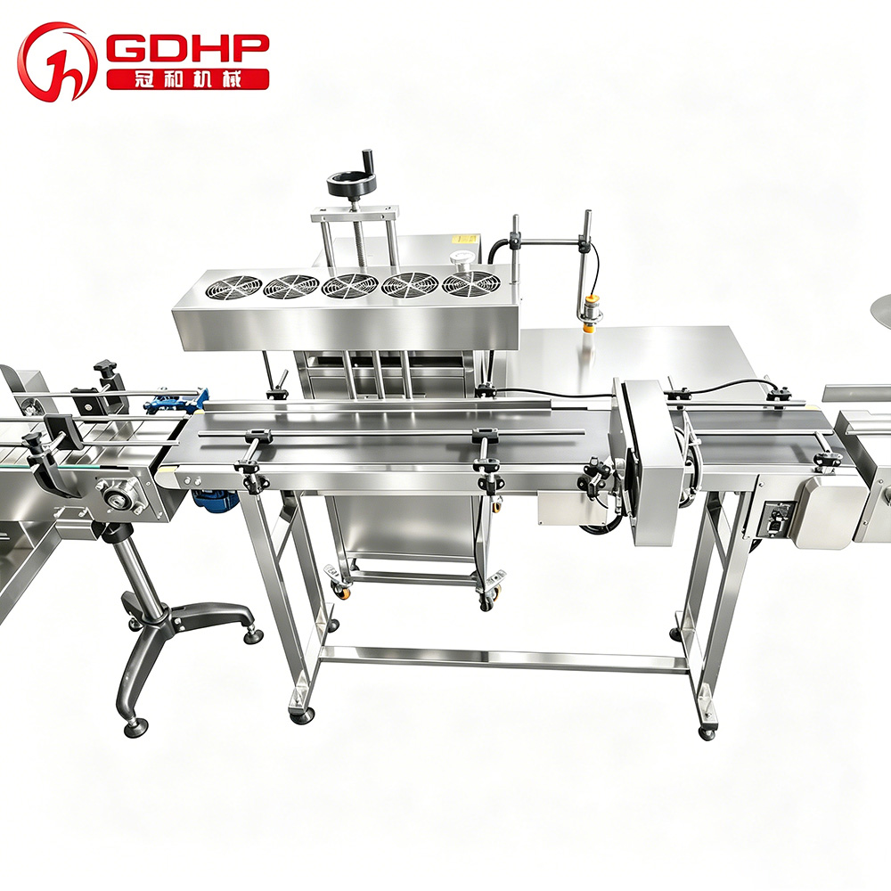 automatic 16 head ink filling cap screwing aluminum foil sealer ink filling machine