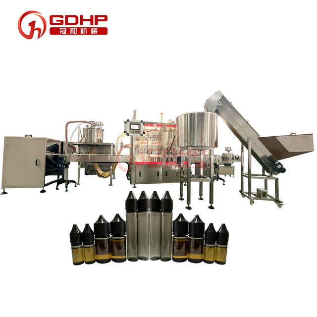 Automatic Vape Smoke Oil Filler and Essential Oil Filling Machine