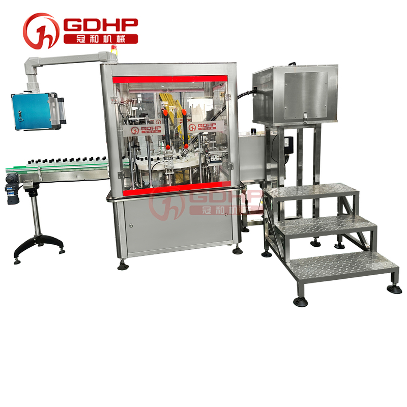 Customized Electric Rotary Automatic Body Lotion Filling Capping Machine Pneumatic All-in-One Solution for Glycerin Water