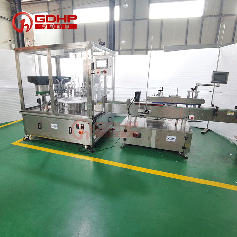 Wind oil essence, activating oil, perfume small liquid filling machine filling line equipment