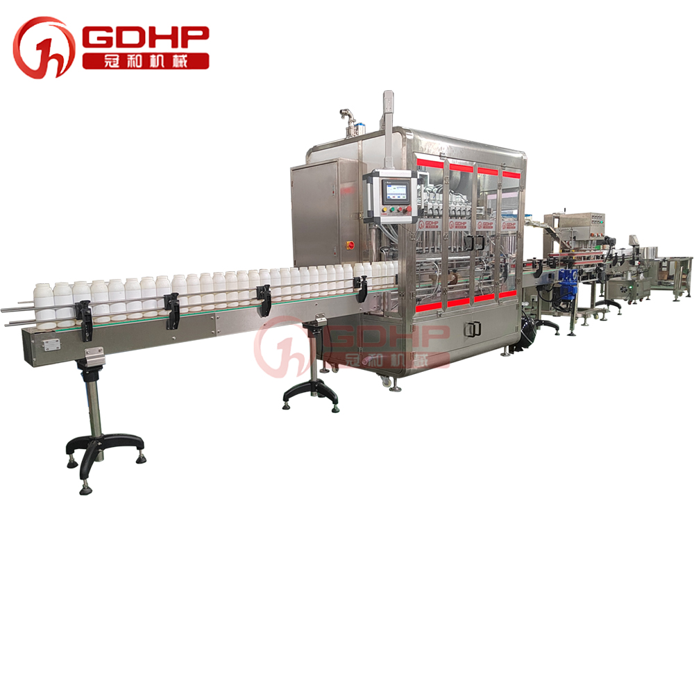 4000 BPH Full Automatic Filling Machine Capping for Chemicals Food Additive Pesticide Bottle Corrosive Liquid Customization