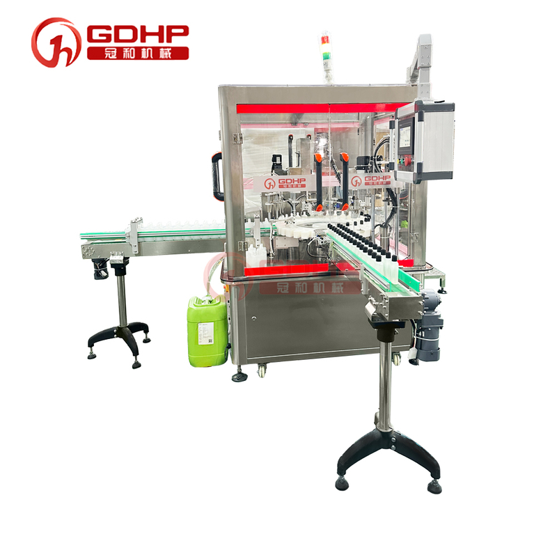 Customized Electric Rotary Automatic Body Lotion Filling Capping Machine Pneumatic All-in-One Solution for Glycerin Water