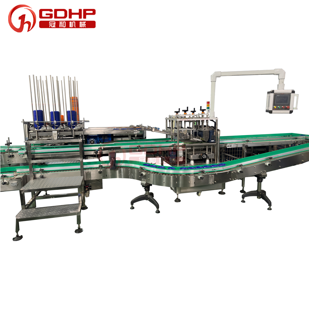 Dishwashing paste hot filling and cold pressing capping production line