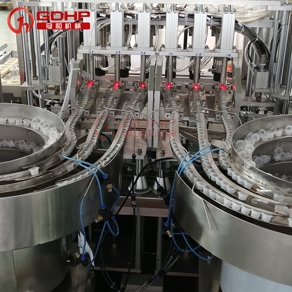 Perfume filling machine prices high speed plug capping production line