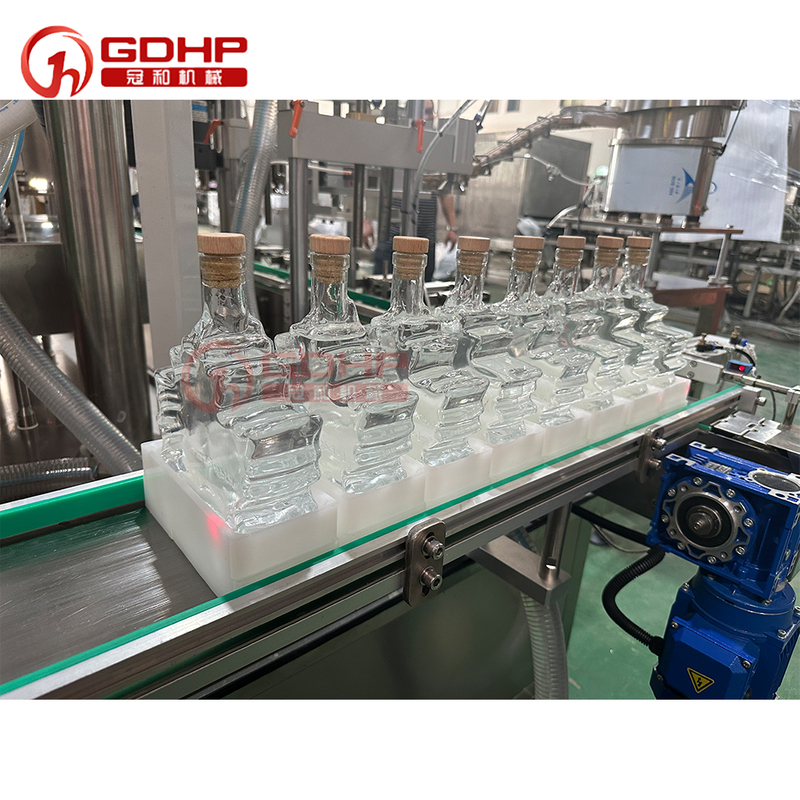 Automatic High Precision Wine Glass Bottle Liquid Filling And Capping Machine for Wine Brandy Whiskey