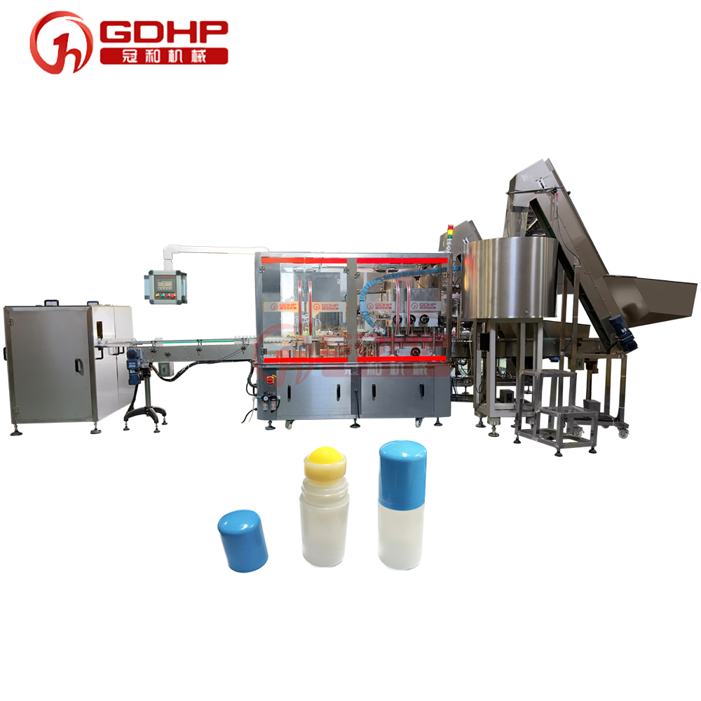Automatic Antiperspirant Essential Oil Essence Gel Perfume Liquid Filling Machine Roll Bead Bottle Pressure Feature Made Plastic