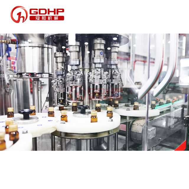 Oral Liquid Ultrasonic Bottle Washing Drying Liquid Filling Capping Sterilization Visual Inspection Labeling Syrup Packaging Machine