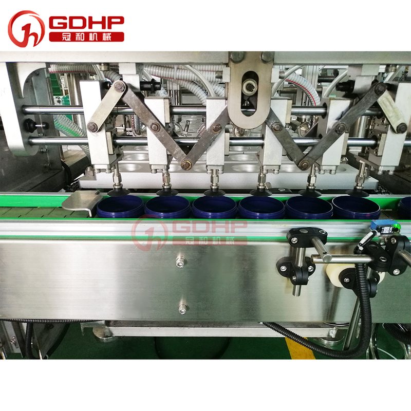 Cream filling machine, film sealer, capping and labeling machine production line