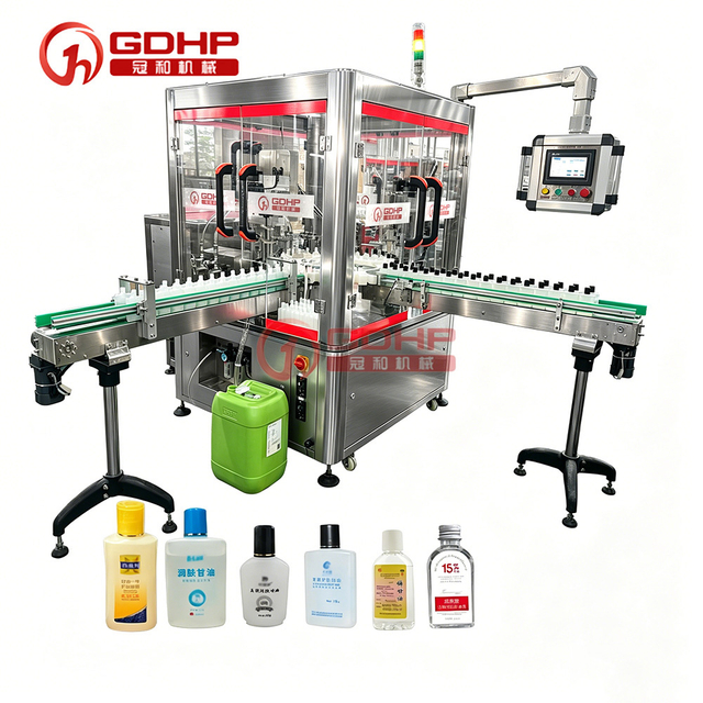 Customized Electric Rotary Automatic Body Lotion Filling Capping Machine Pneumatic All-in-One Solution for Glycerin Water