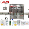 4000 BPH Full Automatic Filling Machine Capping for Chemicals Food Additive Pesticide Bottle Corrosive Liquid Customization