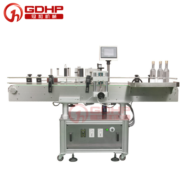 Auto Round bottle positioning and labeling machine for jars