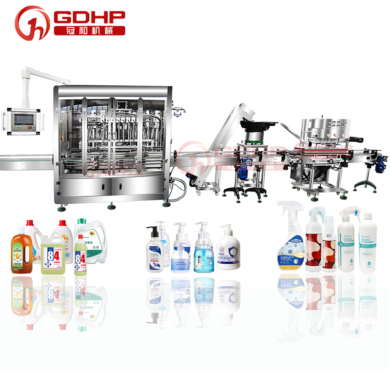 Straight linear filling machine pet bottling line capping production line