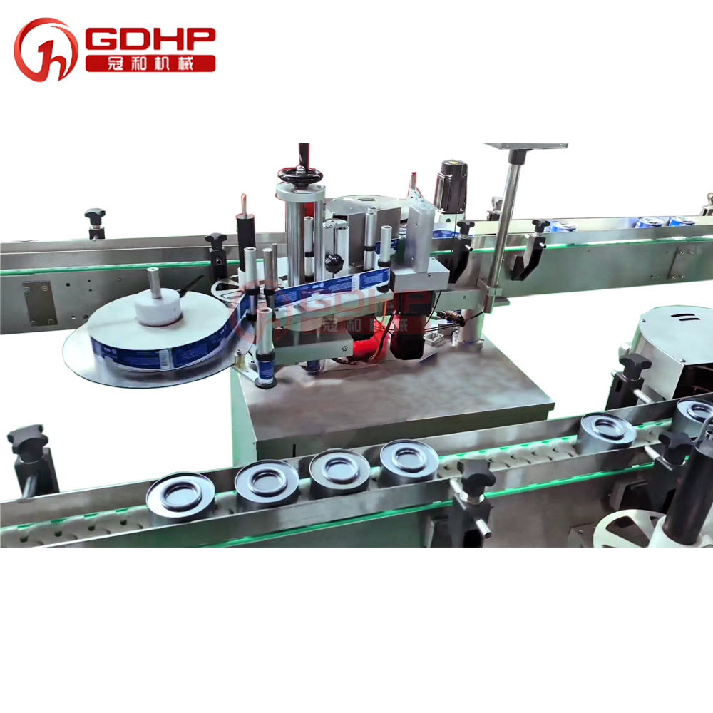 Tin can solid alcohol paste liquid explosion-proof filling machine gland labeling packing line