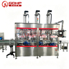 Dishwashing paste hot filling and cold pressing capping production line