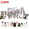 Automatic double station essence oil filling and capping machine cosmetic filling machine