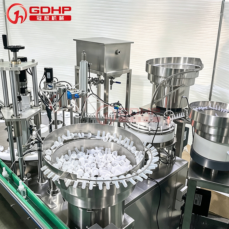 Essential oil, mosquito repellent liquid, aromatherapy filling machine with cotton core assembly