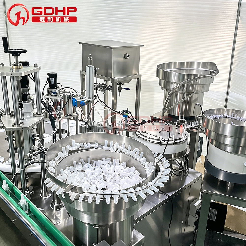 Essential oil, mosquito repellent liquid, aromatherapy filling machine with cotton core assembly