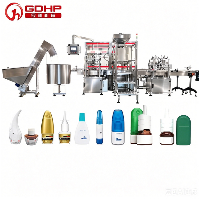 Rhinitis nasal Spray bottle filling machine