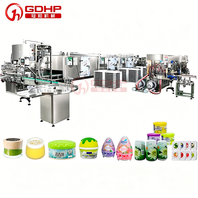 Auto wax balm hot filling machine cooling sleeve standard production line