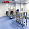 Daily chemical flat bottle shrink film filling and capping packing machine