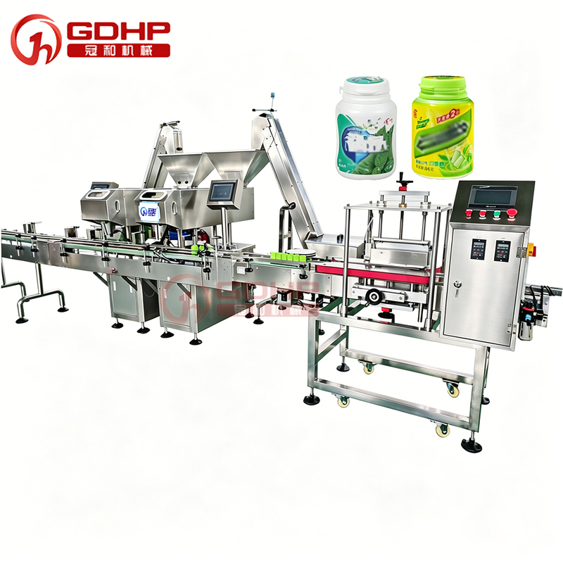 Gum granule packaging machine capsule pill granule filling machine