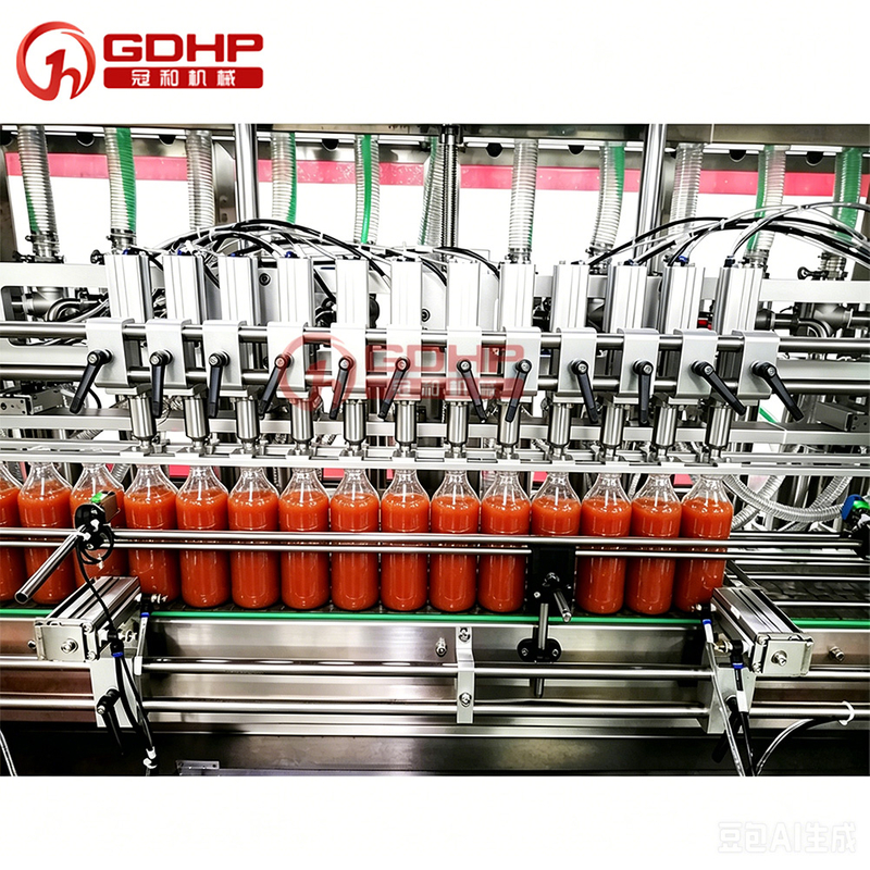 Sauce Ketchup Jam Jar Lotion Cosmetic Cream Shampoo Honey Bottle Liquid Paste Filling Machine