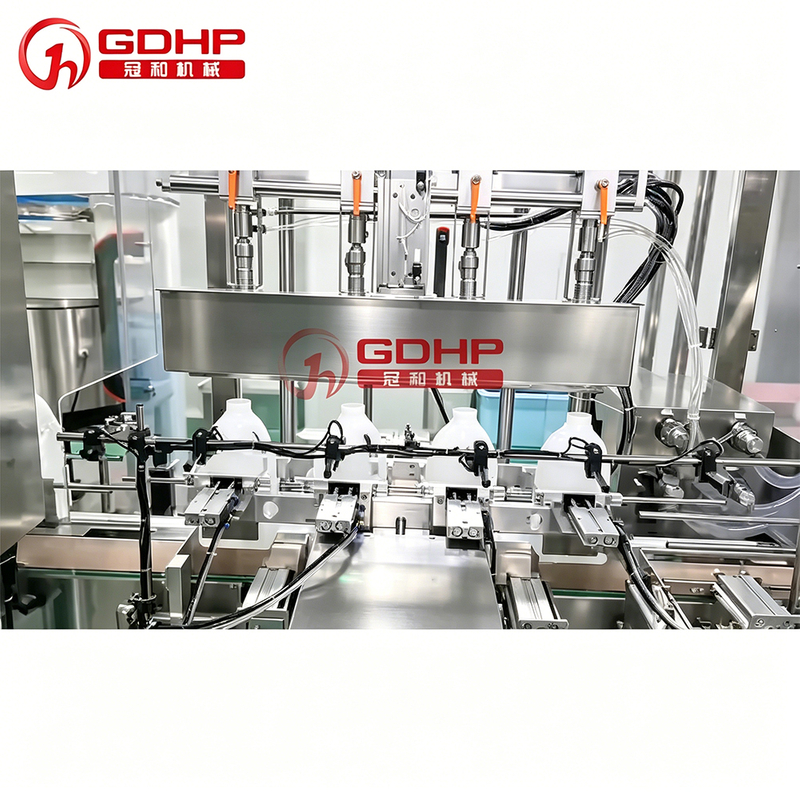 Auto Syrup Liquid Aluminum Foil Sealing Filling Machine Production Line for Food Factory Customization