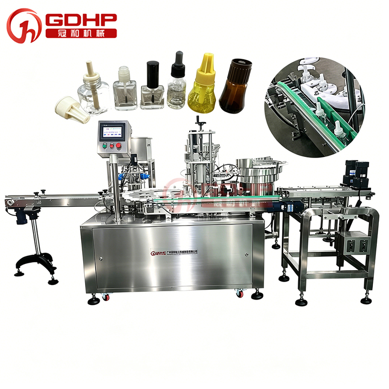 Essential oil, mosquito repellent liquid, aromatherapy filling machine with cotton core assembly
