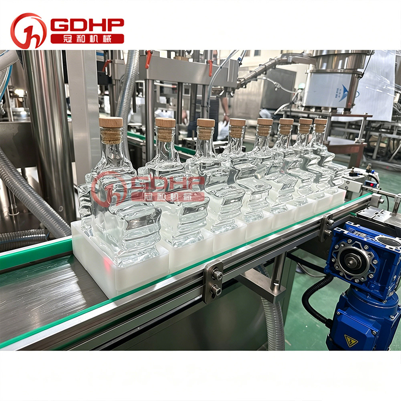 Automatic High Precision Wine Glass Bottle Liquid Filling And Capping Machine for Wine Brandy Whiskey